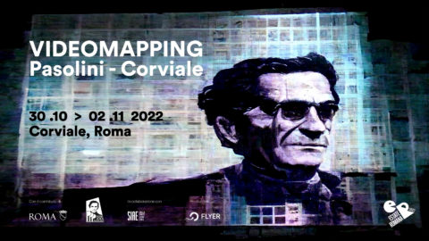 Videomapping &#8211; Pasolini &#8211; Corviale